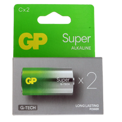 GP Super Batteri C - 2pk LR-14 - C-Cell