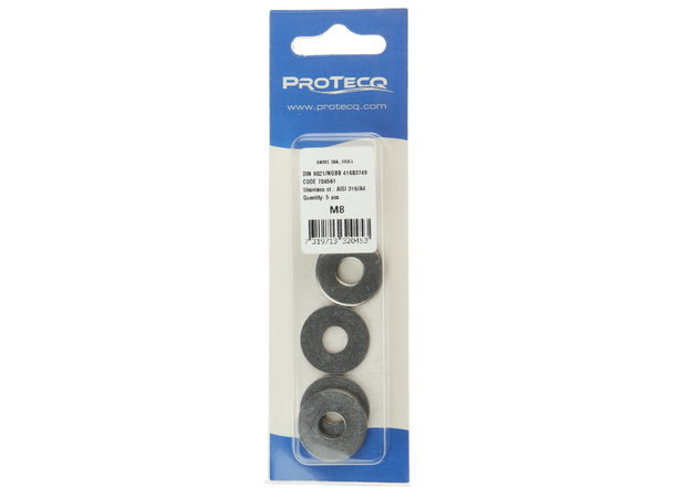 Skive DIN 9021 A4 - 8mmx24mm ( 5stk) 