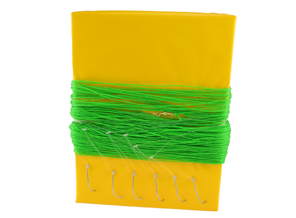 Osean Sniksnøre - 200m 6 stk kroker 4/0, 2mm polyetylen 