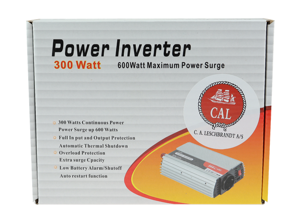 CAL Inverter m/USB 12v dc-220v ac 300w 