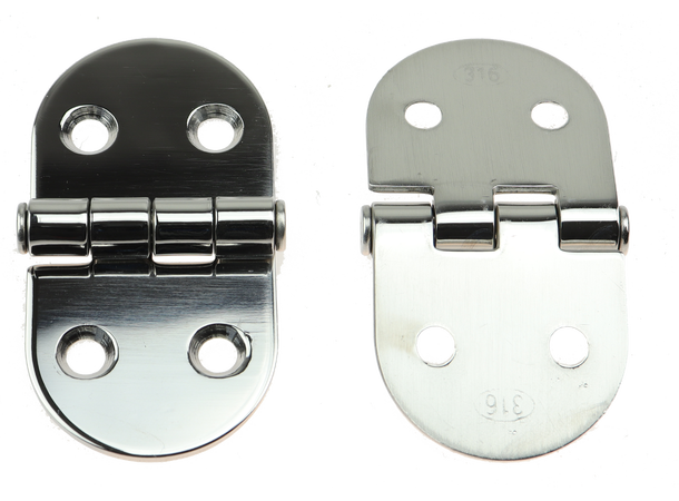Osean Hengsel - 2pk Syrefast - Presset - 74x40 mm 