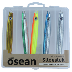 Osean sluksett Sildesluk - 5pk 60gr -  m/slukboks