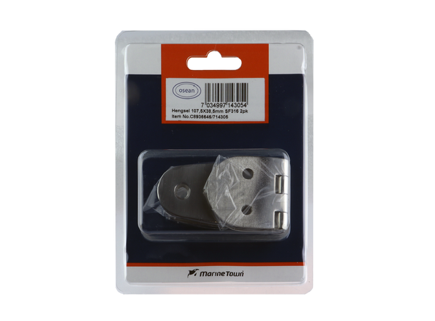 Osean Hengsel - 2pk Syrefast - 107,5x38,5 mm 