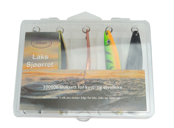 Osean sluksett Kyst / Elv - 5pk m/boks 24gr 
