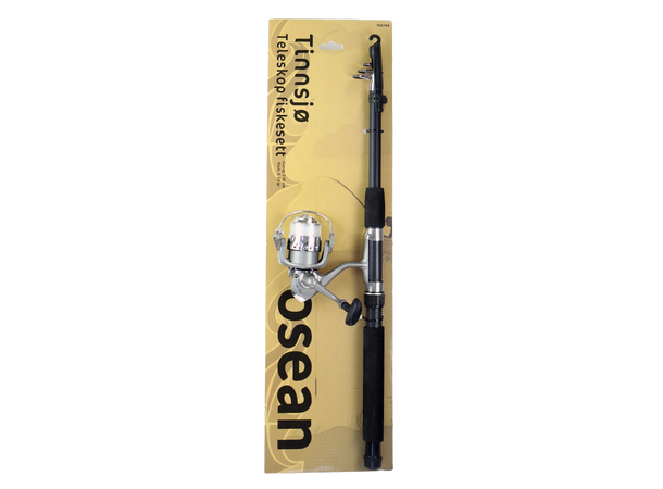 Osean Fiskesett Tinnsjø - 210 cm 5-20gr - Teleskop 