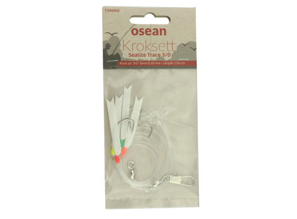 Osean Sealite Trace Kroksett - 3 stk - 3/0 