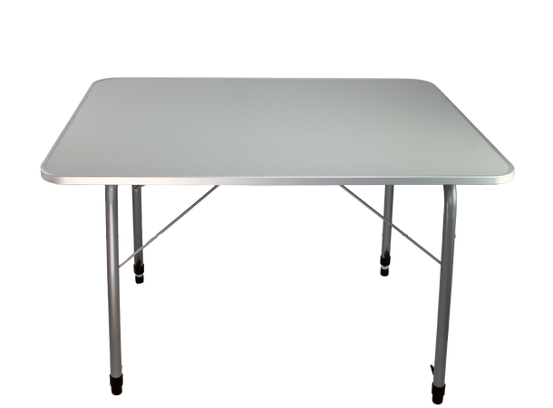 BÅL Campingbord - Justerbart Stål/Coated finèr - 80x60 