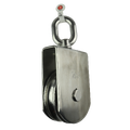 CAL Blokk - Enkel Rustfri - 100mm - 18mm tau
