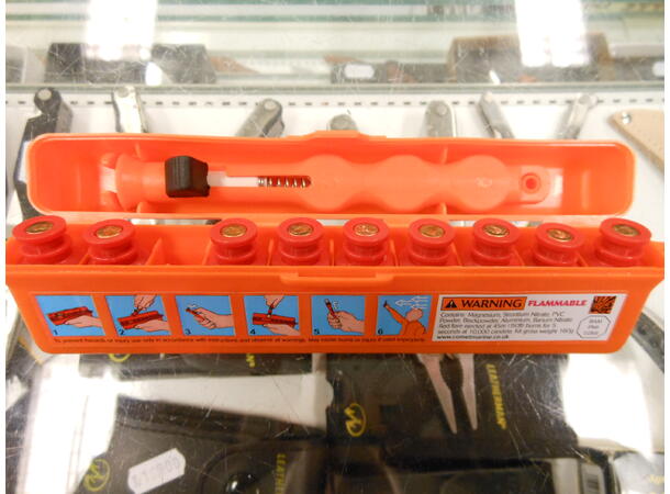 Comet Pen-gun Nødsignal 9 Røde skudd og magasin 