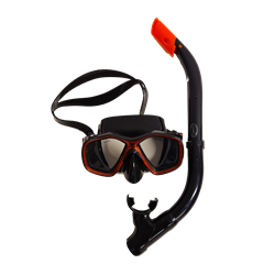 Dykkermaske/snorkel silikon Junior