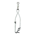 Lineklips - 25 stk Rustfri - med svivel - 2,6x100mm