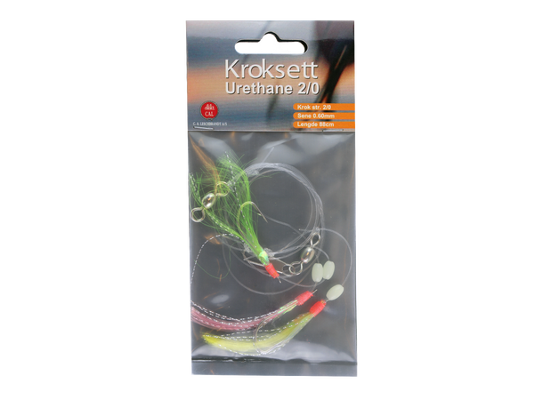 Osean Urethane Kroksett - 3 stk - 2/0 