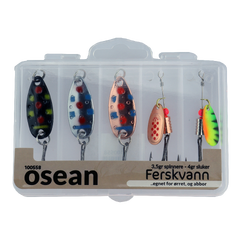 Osean sluksett Ferskvann #1 - 5pk 4gr, #1 - 3.5gr - m/slukboks