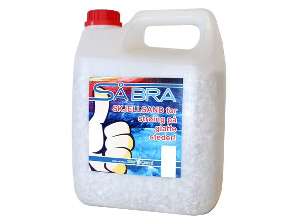 Skjellsand strømiddel/gjødning Kanne - 4 Liter 