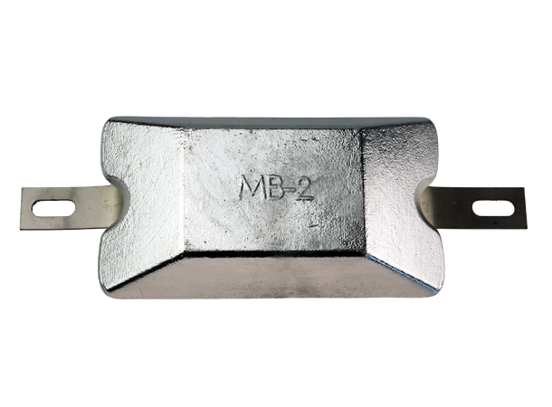 Sinkanode - Skrog rektangulær Sink - 2,0 kg 