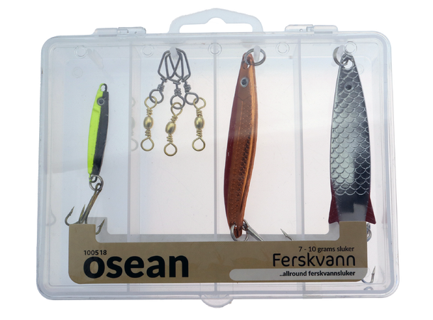 Osean Sluksett Ferskvann - 3 pk 7 gr, 10gr 