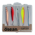 Osean sluksett Kyst- 5stk m/slukboks 18gr - 42gr