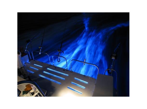 LED Undervannslys blå 8-30v 4x3W 