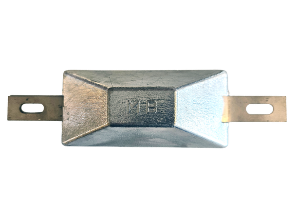 Sinkanode - Skrog rektangulær Sink - 1,0 kg 