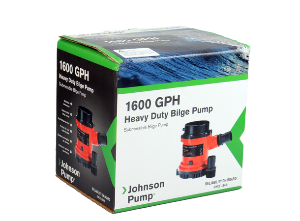 Johnson Pump Lensepumpe L1600 24v - 1600 gph - 6000 l/t 