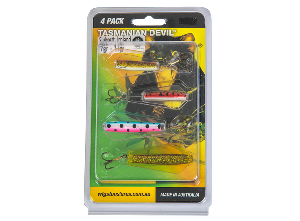 Tasmanian Devil Sett Innland 7/13,5g - 4pk 