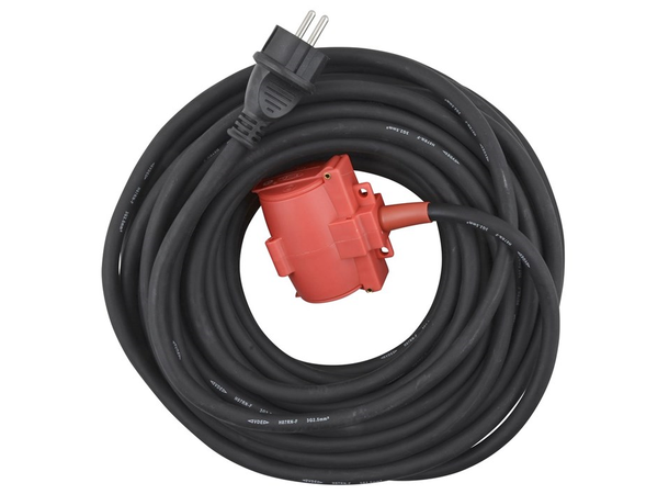 Skjøtekabel - 20m 2-veis - 3G2,5m² - H07RN-F - IP44 