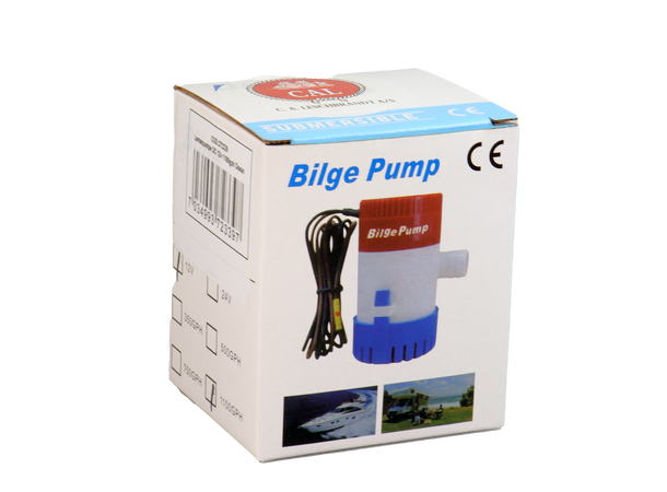 Osean Lensepumpe 12V - 1100 gph - 4200 l/t 