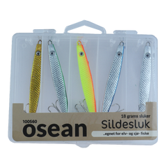 Osean sluksett Sildesluk - 5pk 18gr - m/slukboks