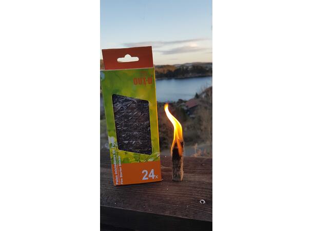 Tennbriketter for opptenning - 24stk 