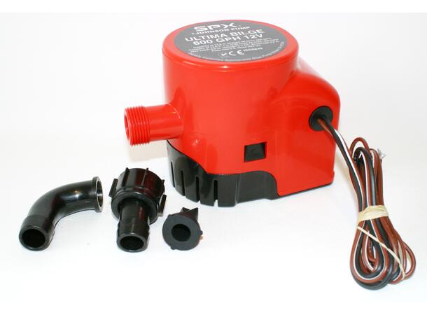 Johnson Pump Lensepumpe Ultima Bilge 12v - 1000 gph - 3785 l/t - Auto 