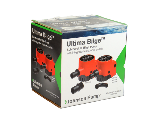 Johnson Pump Lensepumpe Ultima Bilge 12v - 1000 gph - 3785 l/t - Auto 