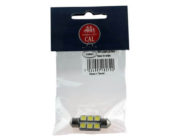 LED Lyspære for Lanterne SMD 5050 - 36mm 12v 1w 90lm 