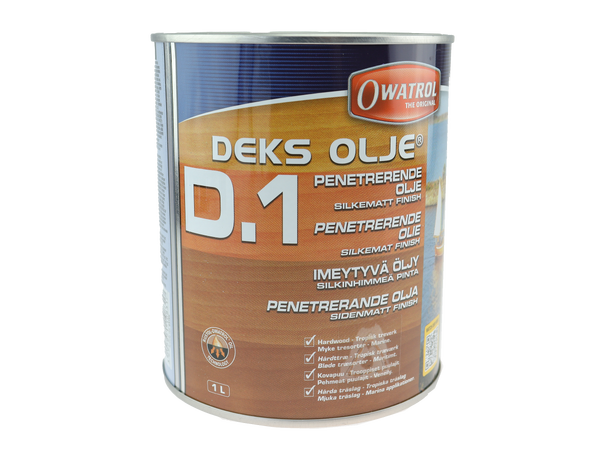 Owatrol Deksolje D1 Spann - 1 Liter 