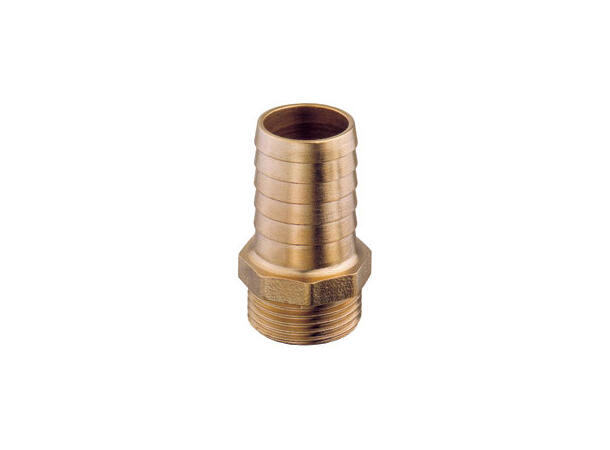 Tankkobling ¼'' slangestuss Messing - 8 mm 