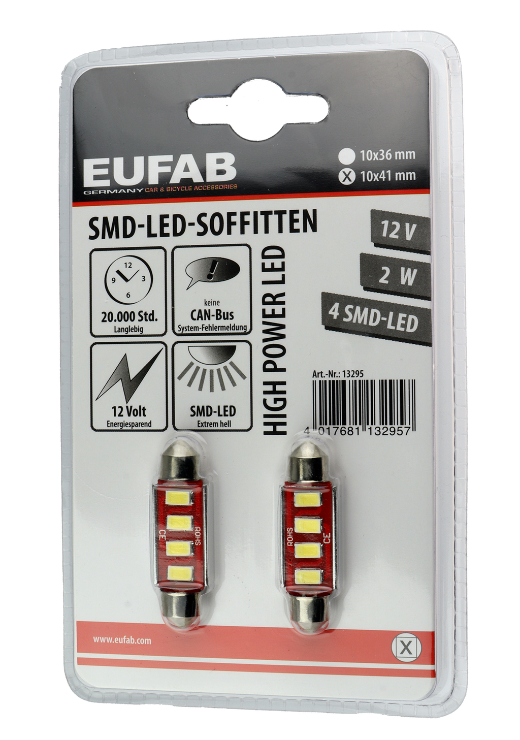 Eufab Lysp re LED Sofitten 12v SV8 5 10x41 Mm C A Leschbrandt eufab-lysp-re-led-sofitten-12v-sv8-5-10x41-mm-c-a-leschbrandt
