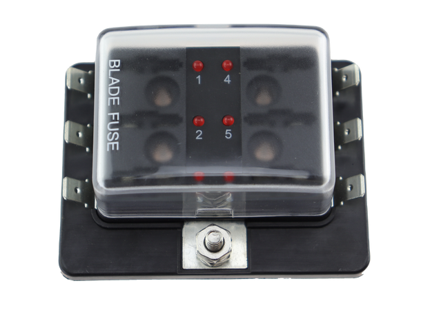 Osean Sikringsholder for 6 flatstiftsikringer 