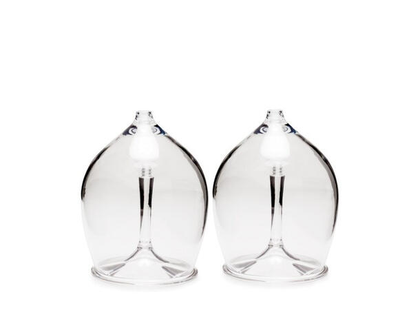 GSI Nesting Rødvinsglass - 2pk Plast - Støtresistant 