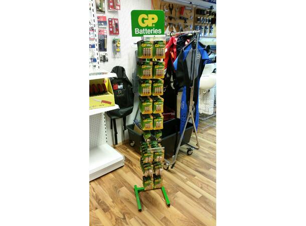 GP Batteristativ Inkludert batterier 