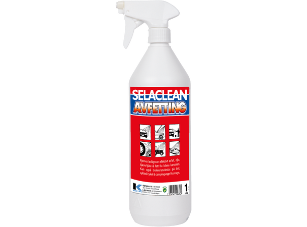 Selaclean Avfetting Spray - 1 liter 