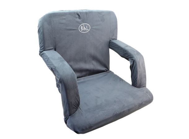 BÅL sammenleggbar stol med armlener Semsket stoff
