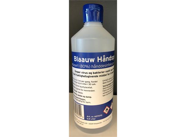 Håndsprit Blaauw 80% desinfeksjon 1ltr