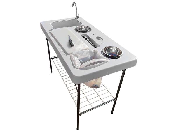 CAL Fiske / sløyebord 126,5x65 cm - sett - vask 