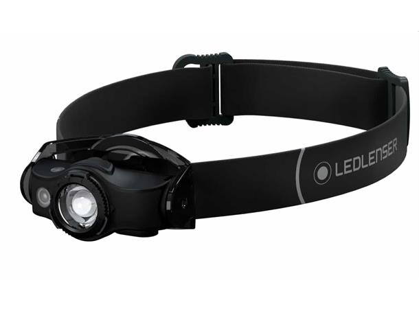 Hodelykt Ledlenser MH4 sort 400lm Li-ion
