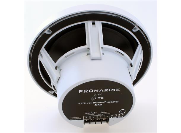 Høyttalere 6,5" Bluetooth m/forsterker