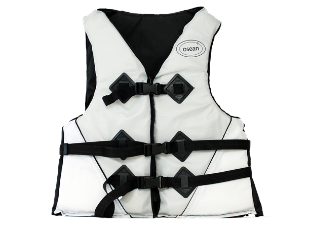 OSEAN flytevest sport S 30-50kg Grå/Hvit 