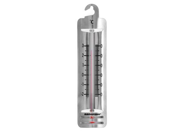 Termometer kjøl/frys Rustfritt Stål 