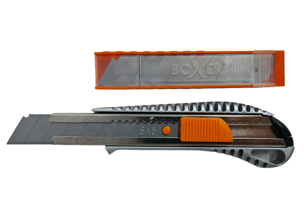Boxer Hobbykniv 18 mm - 10 ekstra blad 