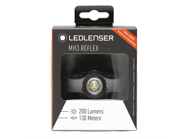 Hodelykt Ledlenser MH3 200lm