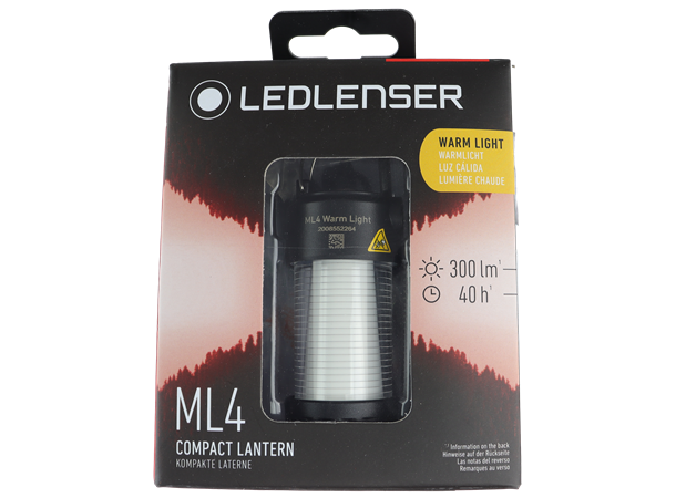 Campinglykt Ledlenser ML4 Varmhvit LED Oppladbar 