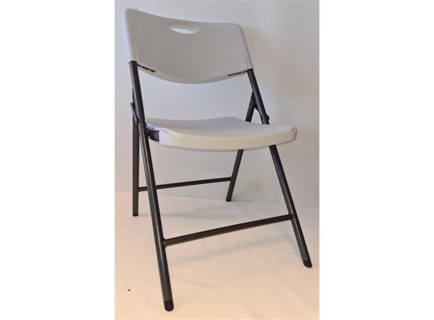 Sammenleggbar stol HDPE plast+stålrør